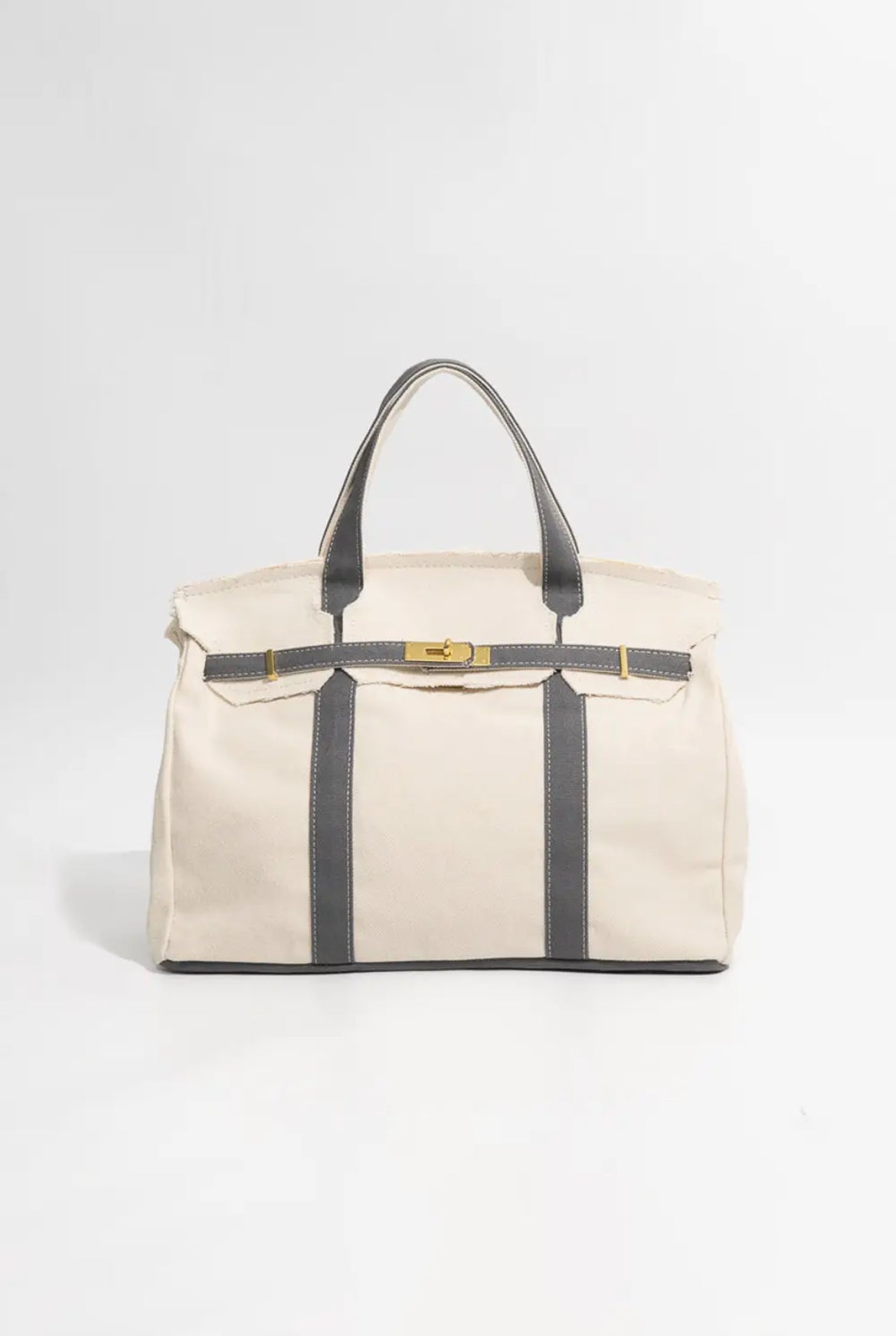 Hand Crafted Premium Cotton Canvas with luxury steel  headwear bag.