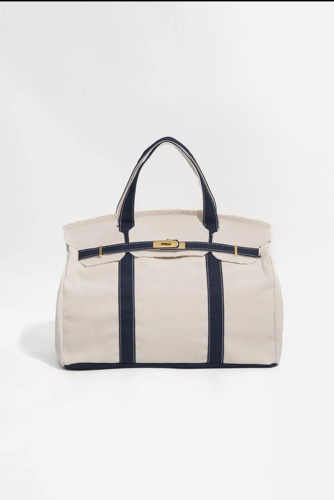Hand Crafted Premium Cotton Canvas with luxury steel  headwear bag.