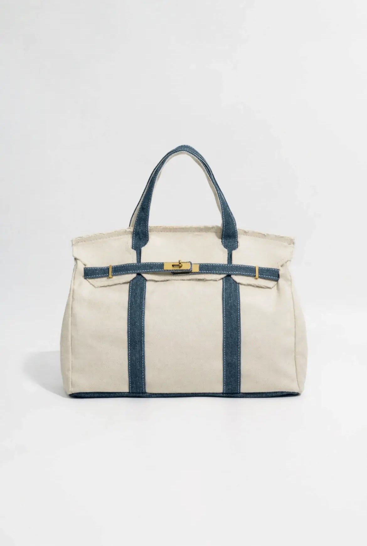 Hand Crafted Premium Cotton Canvas with luxury steel  headwear bag.