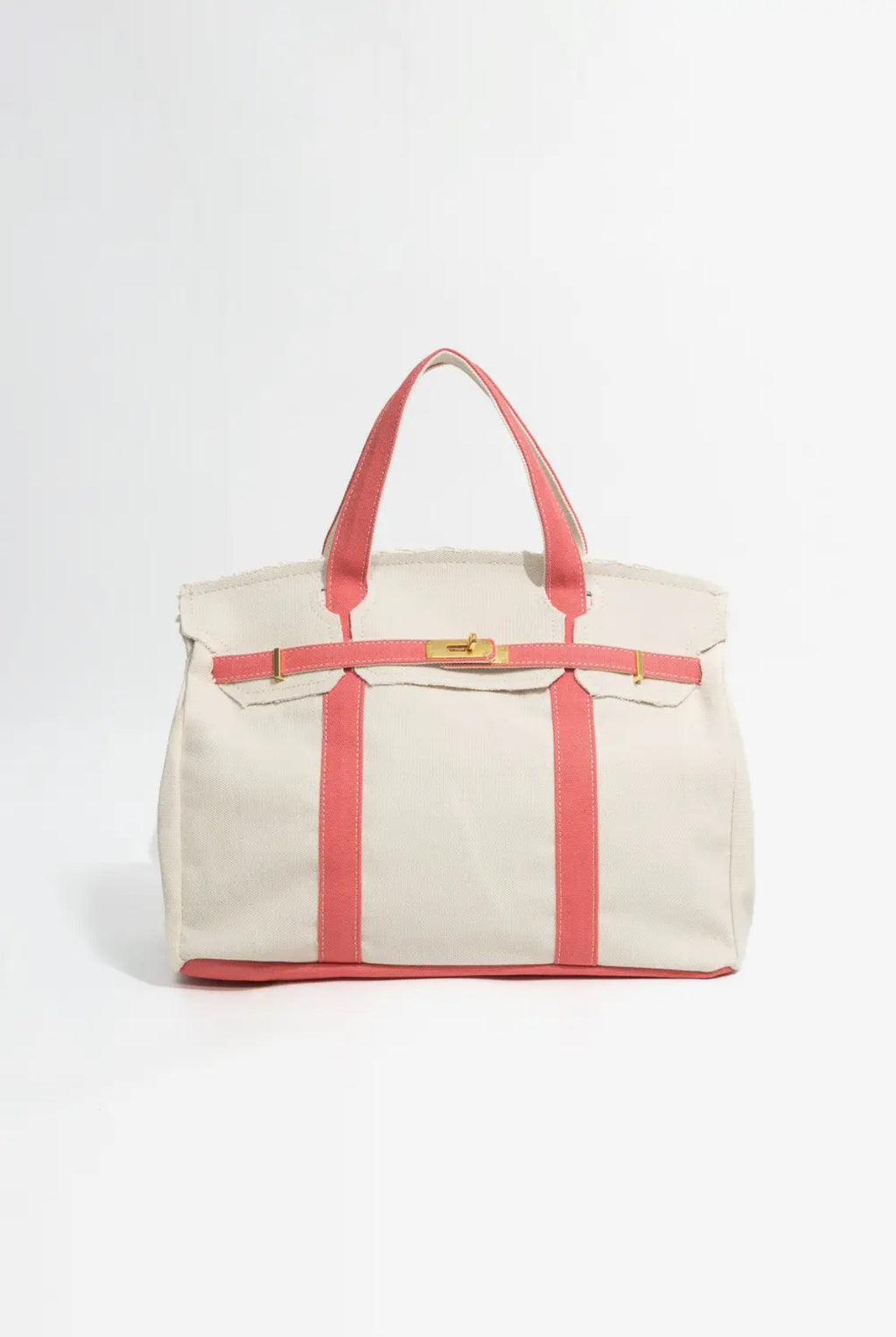 Hand Crafted Premium Cotton Canvas with luxury steel  headwear bag.