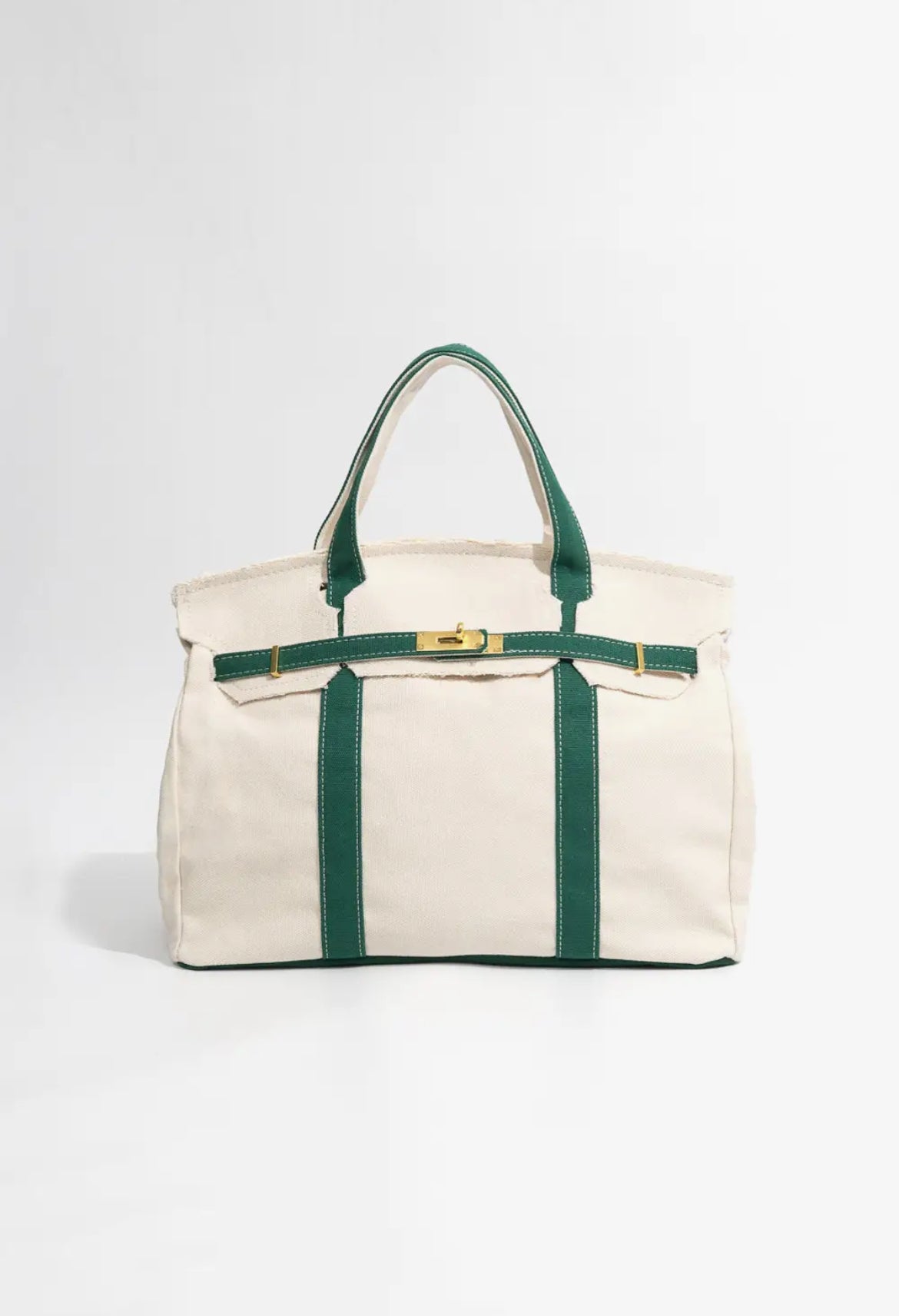 Hand Crafted Premium Cotton Canvas with luxury steel  headwear bag.